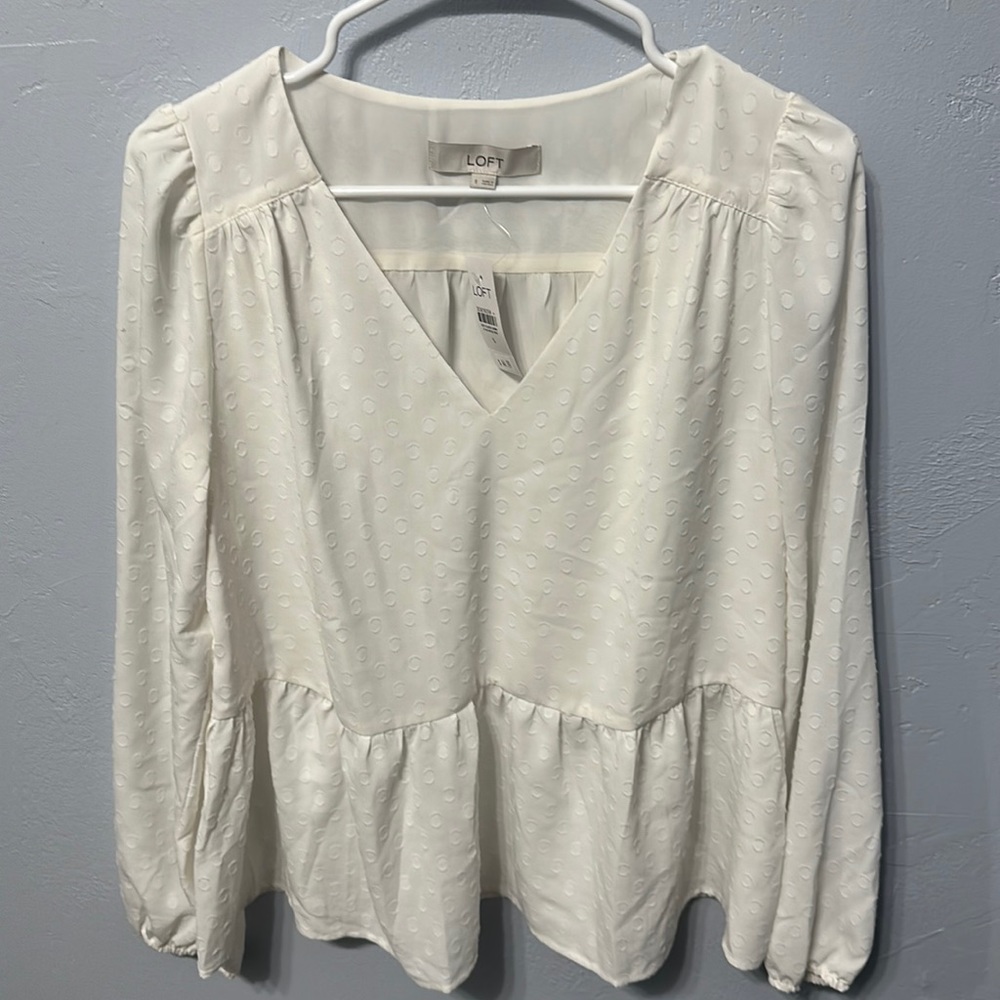 Loft Peplum Blouse